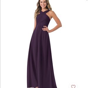 Plum Kaleigh bridesmaid dress from Azazie